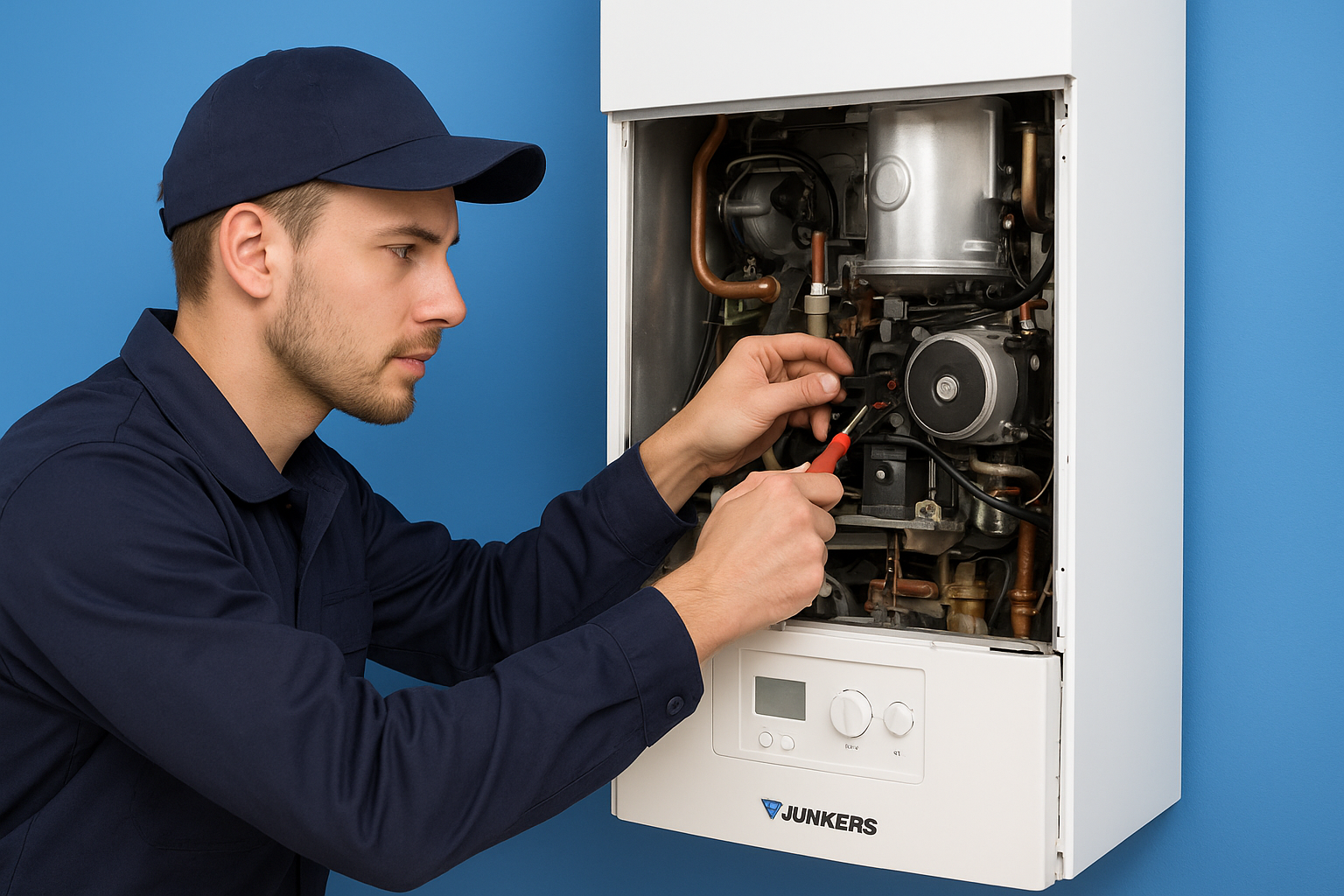Heizungswartung Techniker